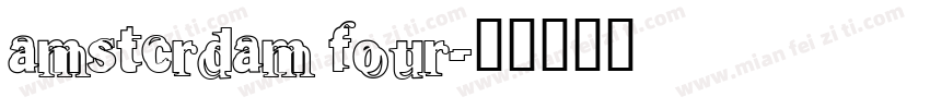 amstcrdam four字体转换